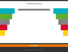 Tablet Screenshot of doorjambpress.org